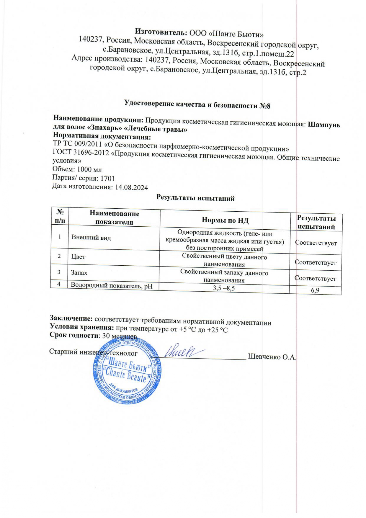 Паспорт №082024